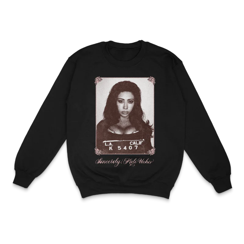 Kali Uchis - Sincerely, Black Crewneck