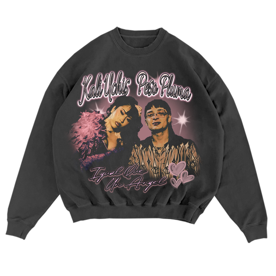 Kali Uchis - Kali Uchis x Peso Pluma Grey Crewneck