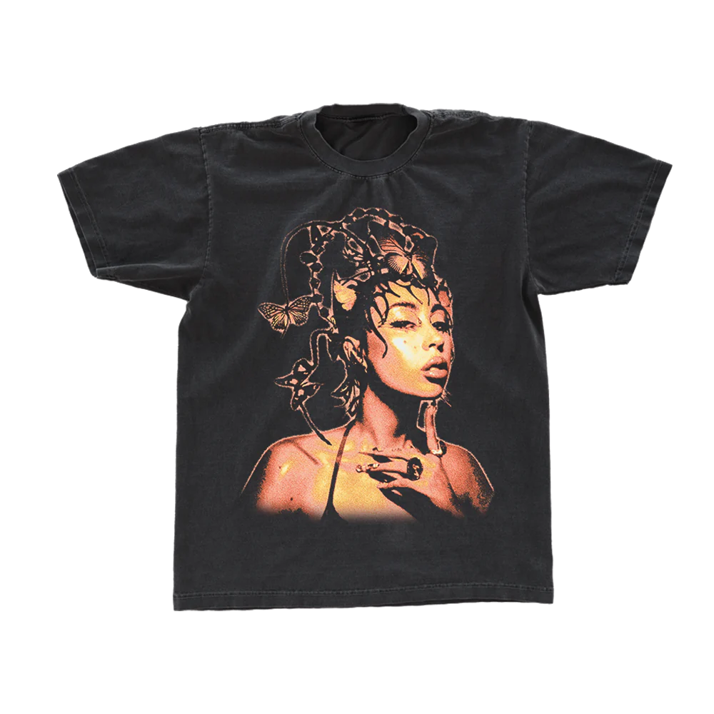 Kali Uchis - Red Moon in Venus Black Tour T-Shirt