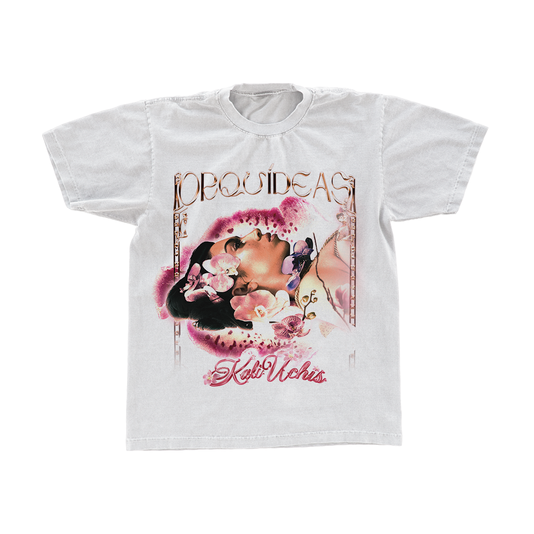 Kali Uchis - White Orquídeas Short-Sleeve T-Shirt