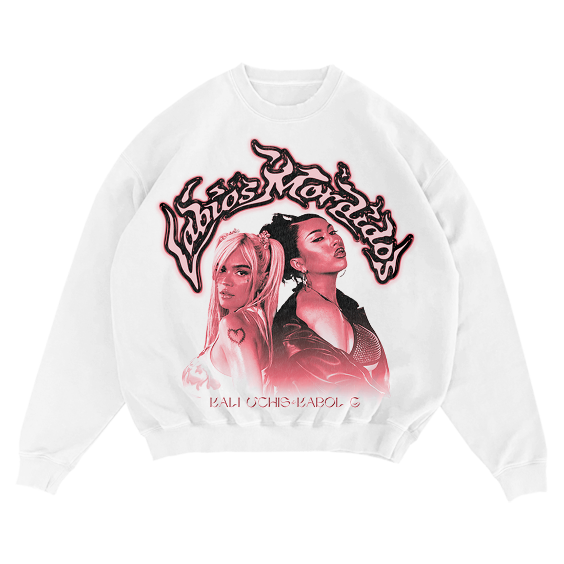 Kali Uchis - Labios Mordidos White Crewneck